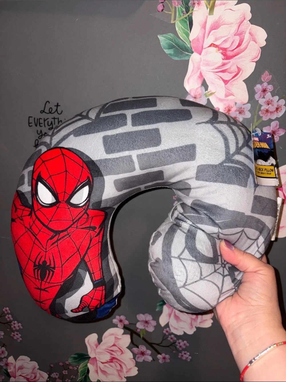 Marvel Spider-Man Travel pillow NWT